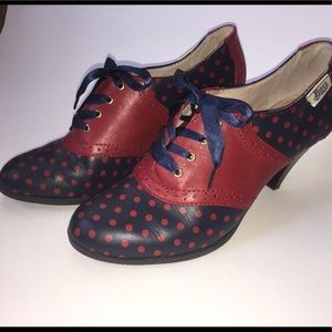 Bass by Rachel Antonoff Polka Dot Lady Oxford